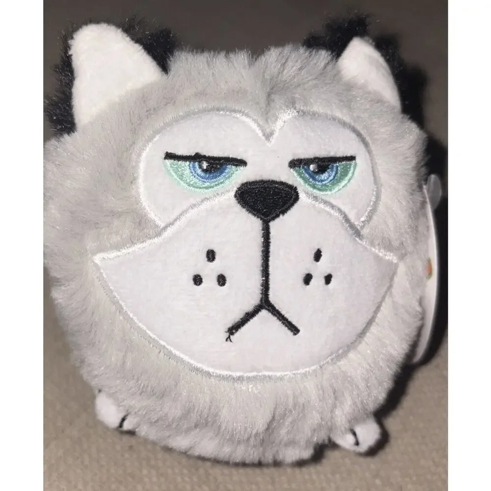 Hangry Petz Bag Key Chain Series 1 ~ Cooper The Gray Cat Plush By Jay Play Grump